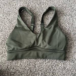 fabletics Olive Green Sports Bra